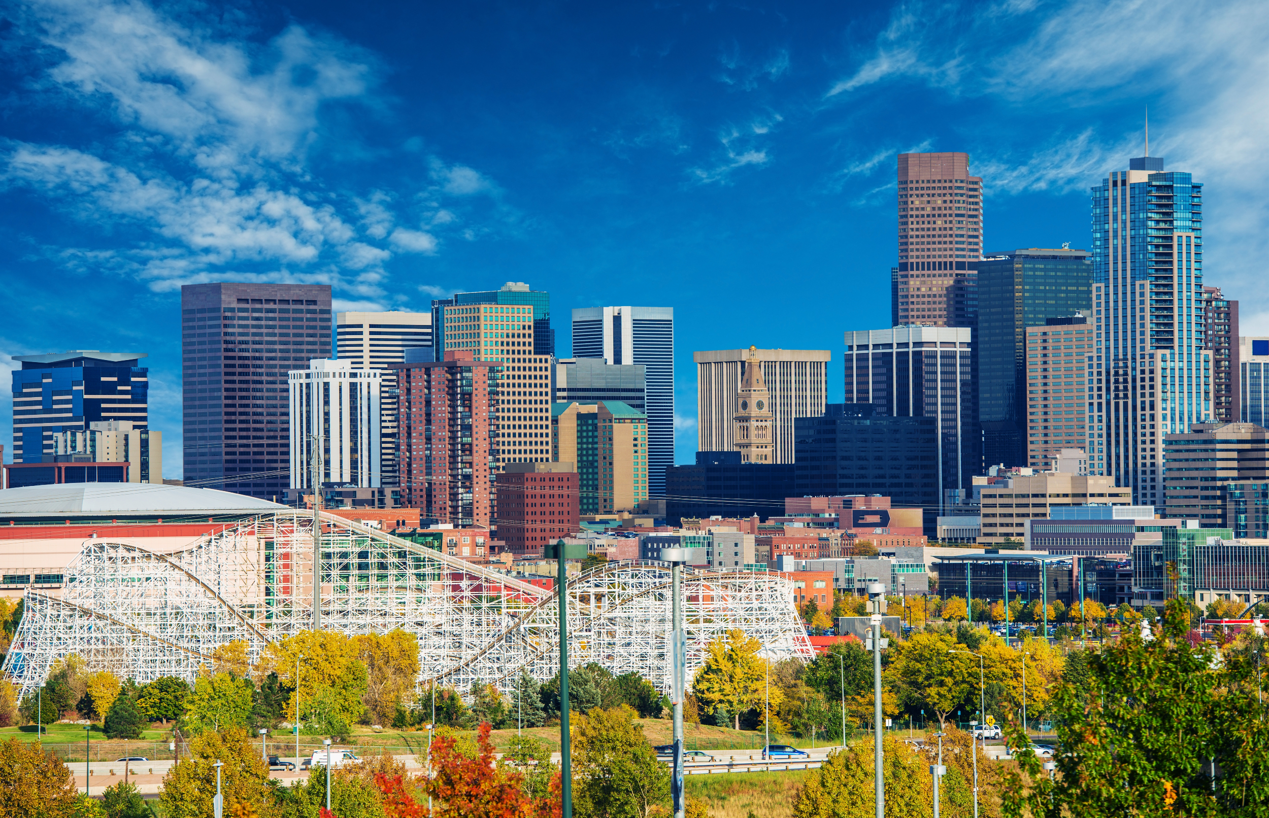 Scenic view of Denver